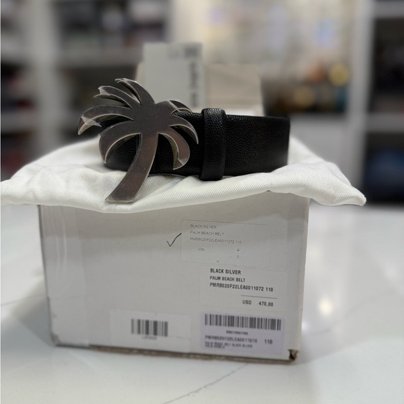 Palm Angels Leather Belt - Size 110 - up to 42 waist . - Picture 1 of 6